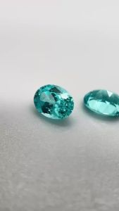 Đá Quý Sapphire Paraiba Hình Bầu Dục Cao Cấp Được Trồng Trong Phòng Thí Nghiệm Để Làm Đồ Trang Sức Tự Làm - Thích Hợp Cho Nhẫn Bông Tai Dây Chuyền
