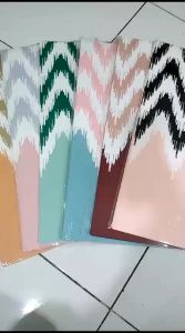 20 Lembar Tribe Lurik Wrapping Paper Cellophane Totem Tribal Wrapping Paper Kertas Kado Buket Bunga KB6176