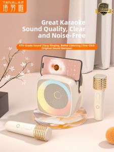 TANALAZ | Bluetooth Karaoke All-in-one Mic & Speaker Portable
