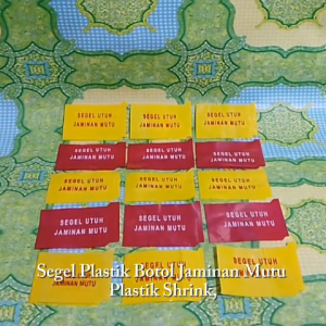 Plastik Segel Jaminan mutu 4 Cm Plastik Shrink