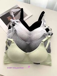 Mirabella Girls Wireless Bra Thin Cotton Without Steel Ring Push Up Bra for Teens Light Weight Invisible-Button Bras Breathable