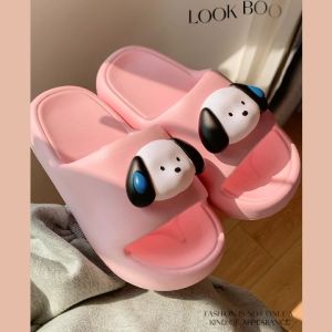 Sheii สต๊อกแน่น รองเท้าแตะแบบสวม พื้นยางนิ่มใส่สบาย แถมตัวติดน้อนหมา น่ารักมาก สีเป็นโทนอ่อน งานดีขนาดนี้ห้ามพลาด
