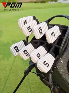 PGM | PGM 10pcs Golf Club Head Cover Thickened Plush Knitted Iron Covers Set with Size Men and Women GT217