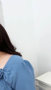 BJFashionWanita / Dress Meima Ribbon Polos Jumbo Bigsize Premium Lengan Pendek Smoke Midi Tekstur