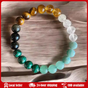 Classic Natural Stone Wealth Love Lucky Bracelet for Men and Women Fashion Original Stone Beading Creative Strings Jewelry Natural stone money bracelets attract wealth abundance and prosperity to meet everyday worn wrist accessories