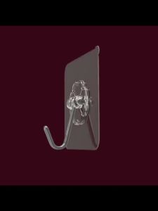 DuduMart Adhesive Wall Hook Reusable Anti-skid Traceless Heavy Duty Stick on Bathroom Kitchen