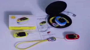 GEARBEST Accurate Blood Oxygen Monitor for Kids Rechargeable Childrens Oximeter with Clear Display Screen