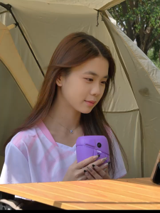 พัดลมพกพาแบบคล้องคอ/แขวนเสื้อ/คาดเข็มขัด ความจุ 4000mAh พร้อมจอแสดงผลกำลังไฟ พัดลมคาดเข็มขัดแบบชาร์จไฟผ่าน USB พัดลมหนีบแบบแฮนด์ฟรีสำหรับใช้ในบ้านและเดินทาง