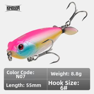KINGDOM | Rattling Propeller Pencil Float Fishing Lure 8.8g