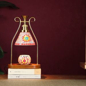 โคมไฟตั้งโต๊ะ โคมไฟหรูหรา โคมไฟทรงตะเกียง โคมไฟสร้างบรรยากาศห้องนอน โคมไฟหัวเตียงแสงบรรยากาศแบบย้อนยุค