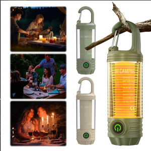 Mini Camping Light USB Charging Portable Pocket Flashlight Waterproof Outdoor Emergency Light 150LM for Camping Fishing Walking