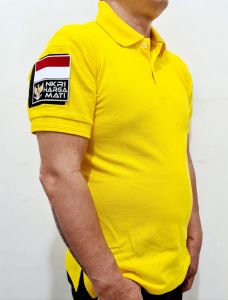Kaos Tactical SIBER POLRI S - 5XL Polo PDL Lengan Pendek dan Panjang Free Bonus 3 Emblem Patch Prepet Perekat Velkro Army
