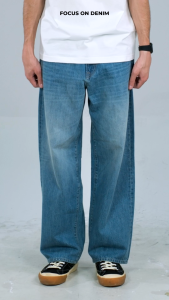 FOD Celana Loose Jeans Pria Ziel Light Blue 43042F3LL