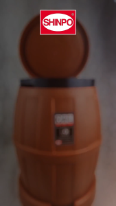 SHINPO Beery Tempat Sampah 14 Liter Dengan Injakan Step On Dustbin Praktis SIP-723