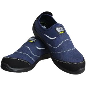 Safety Jogger | Mens Summer Breathable Slip-on Safety Shoes Steel Toe Anti-Smash and Piercing