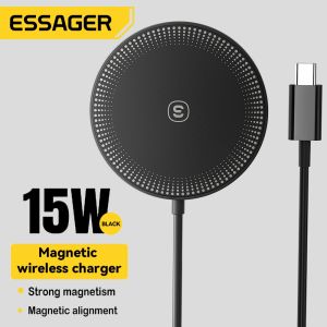 Essager 15W Wireless Chargers for iPhone 14 Qi Wireless Charger PD Fast Chaging Pad for iPhone 13 12 Mini Phone Charger
