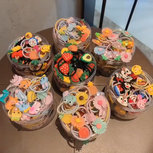 ยางรัดผมเกาหลี  สำหรับเด็ก น่ารัก สีสดใส