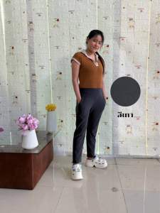 กางเกงขายาวเอวยืด stretch ผ้าเกาหลี กระชับทุกส่วน ใส่สบาย ไม่รัดเเน่น - ร้านเฮียตี๋ เบอร์เเปด ฉีกก่อนจ่าย