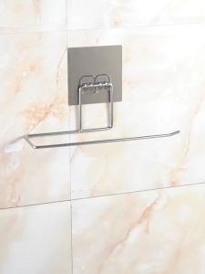 BATHI Gantungan Tempat Tisu Serbaguna Holder Hanging Toilet Roll Paper Towel