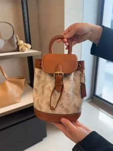 bag official store Backpack New Womens Bag Carriage Pattern Print HARPER Backpack CAM31 Size: 17*11*12cm