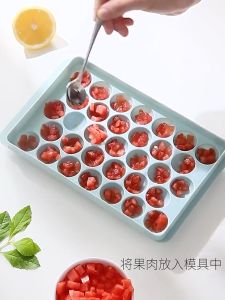 Khay làm đá tròn 33 viên khuôn làm thạch tròn cỡ lớn