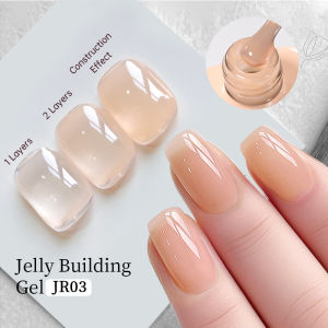 UR SUGAR 15ml 4-IN-1 Jelly Rubber Base Gel For Construct Reinforce Natural Nail Art Manicure Soak Off LED UV Gel Nail Varnishes