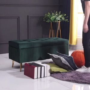 Basic House Nordic Long Doorway Shoe Cabinet Sitting Stool Integrated Storage Storage Changing Shoe Stool