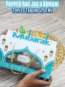 Paperbag Edisi Lebaran & Kotak Packaging Toples Jar Kue Kering Gable Box Hampers Lebaran