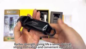 Alat Cukur Rambut Kemei KM-2273 Hair Clipper Professional Cordless Trimmer Detailer Haircut Machine Mens Mesin Cukuran Area Sensitif Jenggot Kumis KM 2273