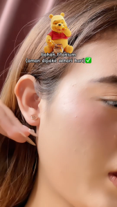 Panlandwoo - Winnie The Pooh Collection - Anting Set Titanium Wanita Aero