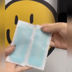 10Pcs Cooling Patch Forehead Ice Solid Color Health Care Cooling Gel Mat Portable Travel Ice Stickers