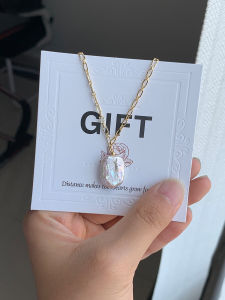 Natural water Baroque Pearl Necklace for Women Luxury Minimalist High-End Clavicle Chain New 2024 Trending Item