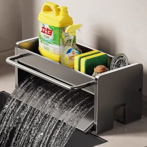 Kitchen Multi-function Sponge and Detergent Storage Rack