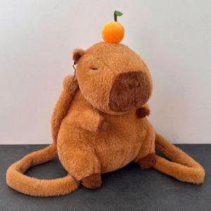 New Kawaii Plushie Doll Capybara Plush Backpack Handbag Childrens Bag Toy Shoulder Bag Mini Knapsack Bags Gifts For Girlfriend