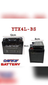 HONDA RS 125 BATTERY ( YTX4L-BS ) ORIGINAL DAYWAY MOTORCYCLE BATTERY