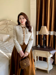 GLEC | Chic Retro Luxury Embroidered Dress