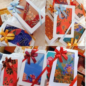 (5 กล่อง 480 ) ของขวัญ ของฝาก ของที่ระลึก ผ้าถุงแพคกล่องเย๊บพร้อมใช้ กว้าง 2 ม.❌ไม่ลื่น คอนตอน 💯