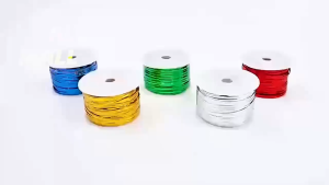 100Yards Tie Wire Food Packaging Twist Wire Metallic Bouquet Wire Wrapping String Flower Twist Wire