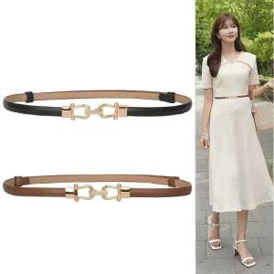 Jiaxun | Thin Waist Belt for Summer Dress Accessory