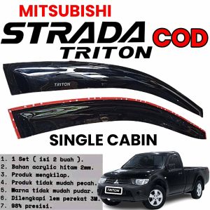 Talang Air Mobil Mitsubishi Strada Triton Single Cabin Tahun 2005-2014 Model Slim