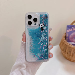 Colorized Butterfly Everything Goes Smoothly Panda Oppo Quicksand Phone Case Applicable to Reno11/Find X6pro/Reno10/Reno9 New Chinese Style