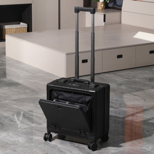 MANLVSHI | Front Opening Aluminum Frame Luggage Carry-on