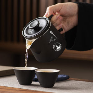 Bình Trà Gốm Sứ Lớn Có Dụng Cụ Lọc Văn Phòng Bộ Trà Kung Fu Thiết Bị Pha Trà Ngăn Ngừa Bỏng Tách Trà Cho Ăn