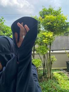 Mukena Umroh Haji Berlengan Saku depan Jumbo Renda Mewah