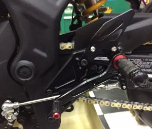 For Yamaha YZF R3 R25 MT-03 MT25 2015-2024 Motorcycle Racing Footrest Rearsets Rear Set Foot Pegs Pedal Grey Gold Black