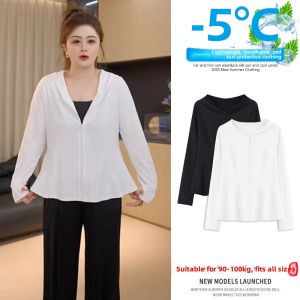 Fashionable Light Weight Ice Silk Womens Summer Outdoor UV Protection Clothing Breathable Air Conditioning Outerwear Slimming Cover up
