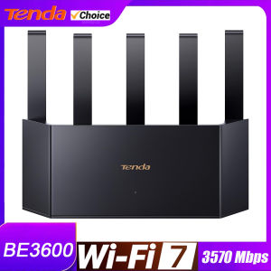 Tenda | Tenda Router BE3600 2.5G WiFi 7 3570Mbps Network 3*1Gigabit Port 2.4/5GHz Dual Broadband Access Network Security Protection