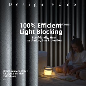Full Light Block Heat Insulation Sun Protection Curtains