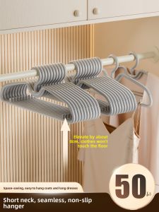 SIVASS | Space Saving Short Neck Clothes Hanger No Marks Shoulder Protection