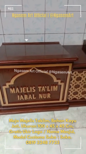 MEJA MAJELIS MODEL LACI KANAN-KIRI